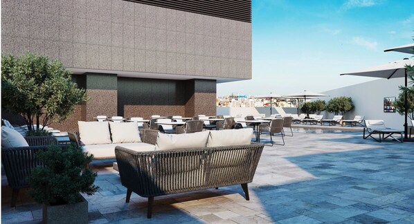 Outdoor dining - Cozy apartment in fabulous Birmingham with fitness room, Pool, and Game Room (Birmingham)