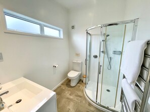 Shower, hair dryer