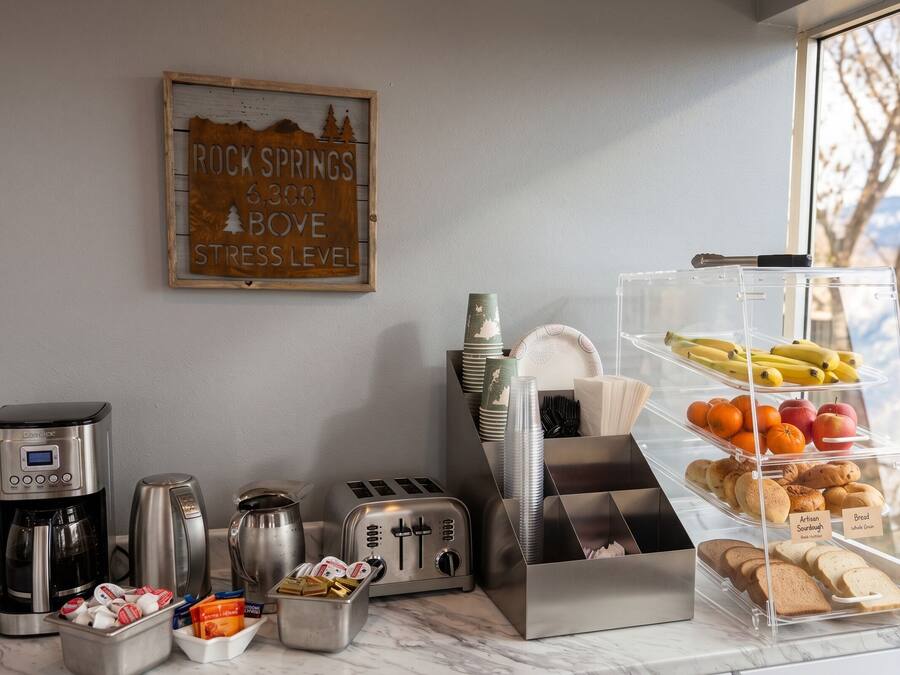 Kontinental frokost er inkludert hver dag
