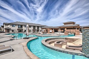 Una piscina climatizada