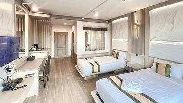 Kamar Twin Deluks | 1 kamar tidur, meja kerja, kedap suara, dan Wi-Fi gratis