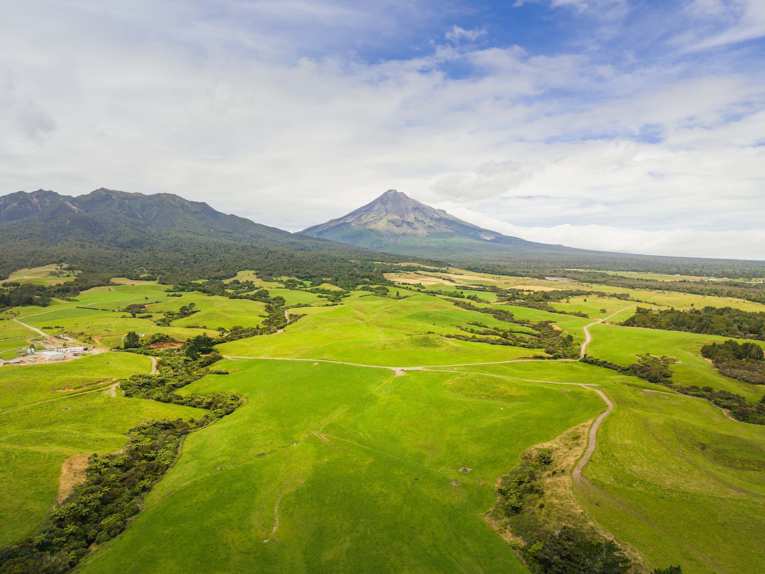 منظر من الجو على ارتفاع عالٍ