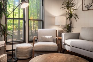 TV, fireplace, offices