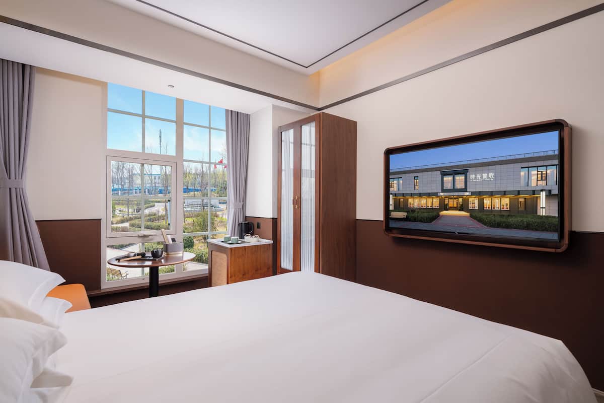 Habitación básica doble | Camas con efecto memoria y artículos del minibar gratis