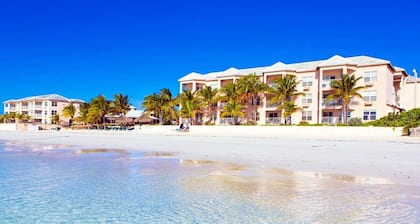 Private beach, beautiful free-form pool, hot tubs, gym and relaxing spa.