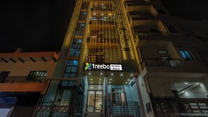 A building with a sign for 'treebo Om Shree Banaras' at the entrance. - Treebo Om Shree Banaras (Varanasi)