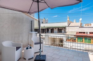 Apartamento familiar, 1 habitación, microondas (Casa Del Sol Alberobello) | Jardines del alojamiento