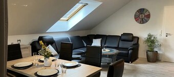 "Ferienwohnung Sauerlandherz" avec balcon et Wi-Fi