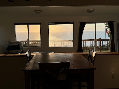 Interior. Terrific studio apartment in Ninilchik with stunning views.