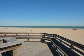 Accommodatie ligt op het strand