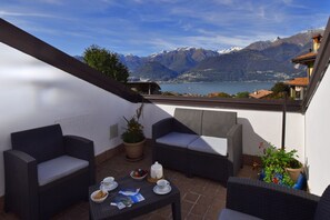 Family House, Multiple Bedrooms, 2 Bathrooms, Mountainside (Belvedere) | Terrace/patio - Belvedere (Colico)