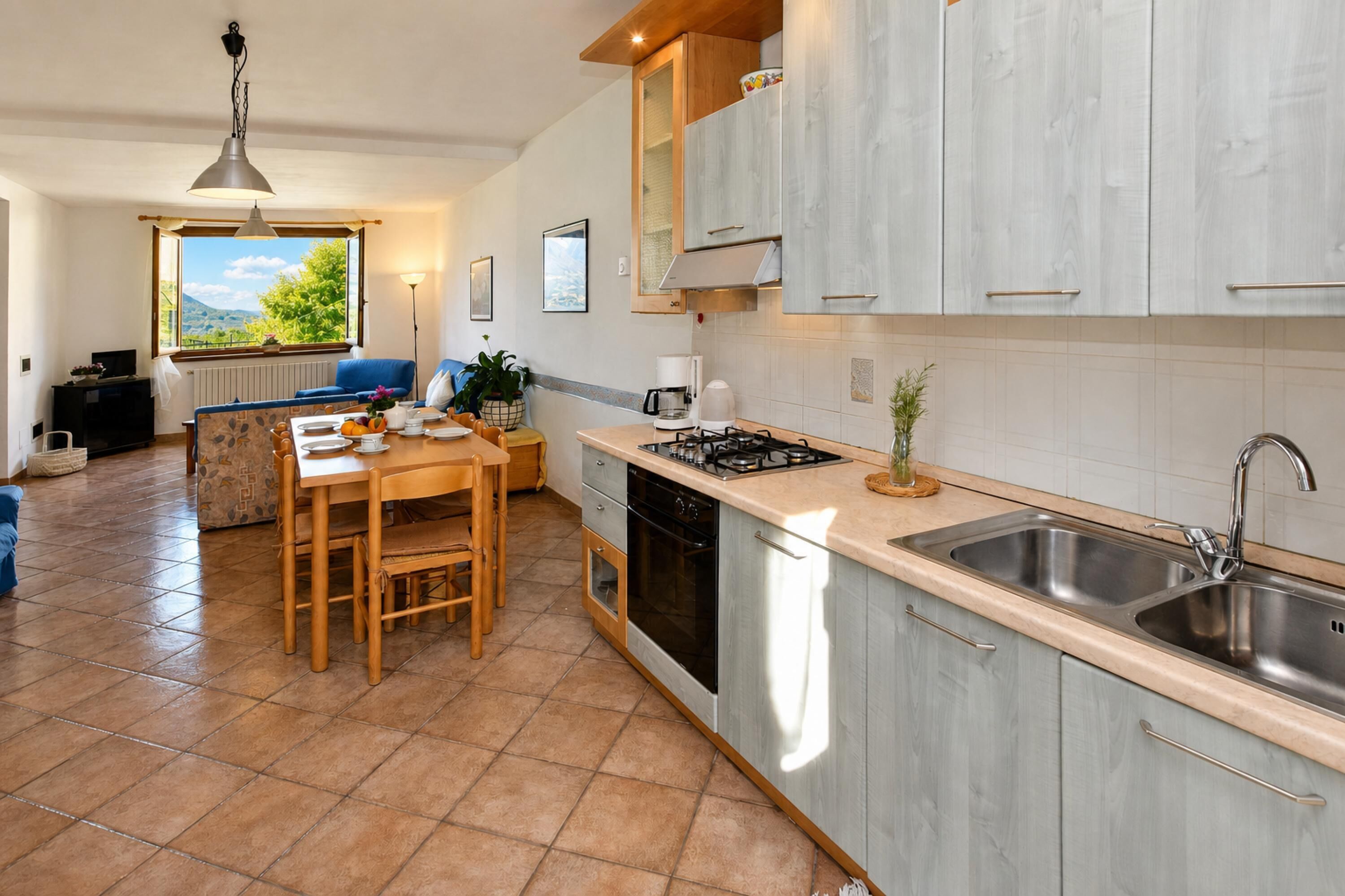 Family House, 1 Bedroom, Microwave, Mountainside (Belvedere A) | Dapur peribadi
