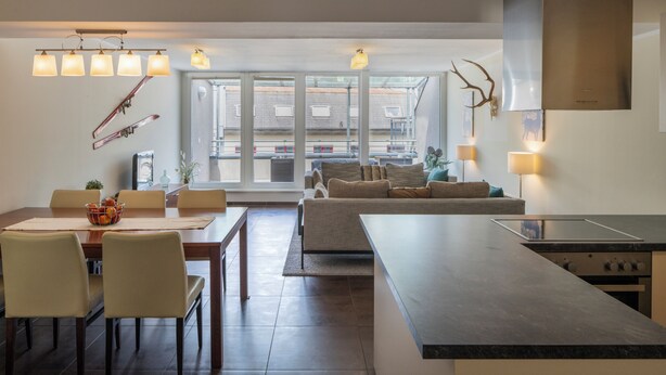 Comfort-Apartment, Balkon, Bergblick | Eigene Küche | Hochstuhl