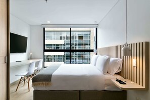 1 habitación, tabla de planchar con plancha, wifi y ropa de cama 
