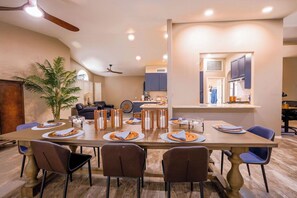 Dining - AZ Dream Golf Vacation 2 BR 2 bath house optional casita Oakwood Country Club (Sun Lakes)