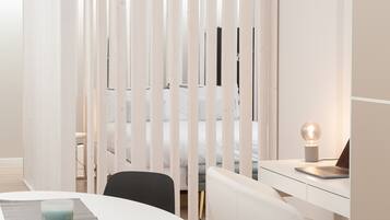 2 Schlafzimmer, Schreibtisch, Bügeleisen/Bügelbrett, kostenloses WLAN