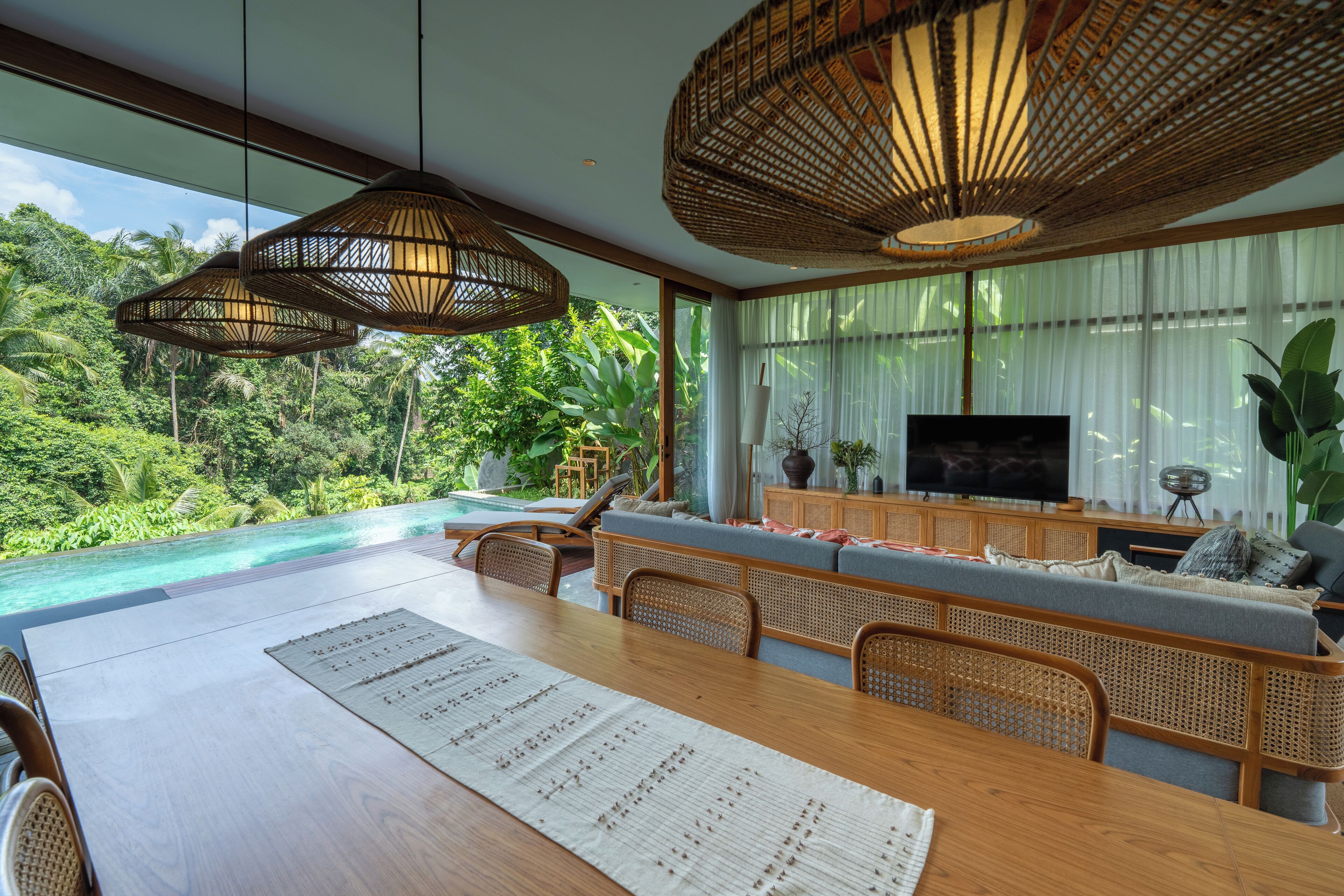Three Bedrooms Premium Pool Villa | Coin séjour
