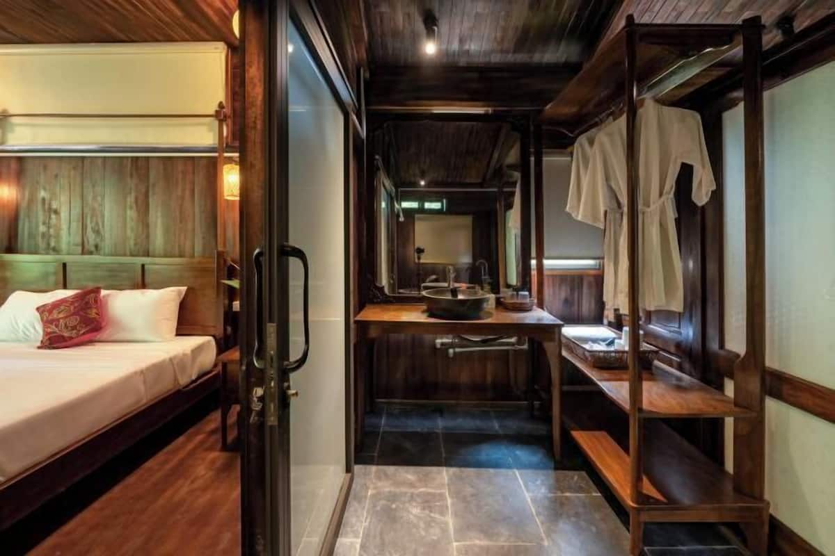 2 slaapkamers, een bureau, een laptopwerkplek, geluiddichte muren