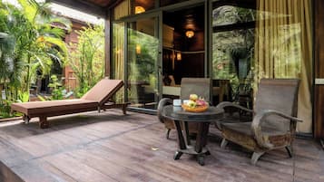 Villa Premium - 1 sovrum - privat pool - utsikt mot resort | Vardagsrum