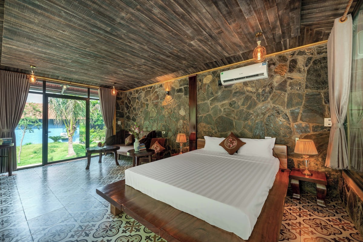Villa, 1 Bedroom, Private Pool, Garden View | 2 bedrooms, desk, laptop workspace, soundproofing