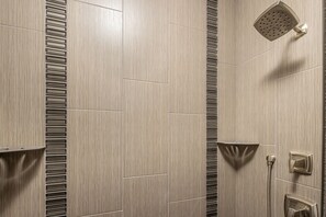 Shower, hair dryer, towels - Condo with Private Hot Tub and Balcony Views | 5 Minutes to Ski Base (Big Sky)