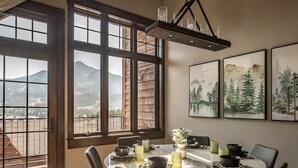Dining - Condo with Private Hot Tub and Balcony Views | 5 Minutes to Ski Base (Big Sky)