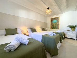 2 habitaciones, wifi gratis y ropa de cama