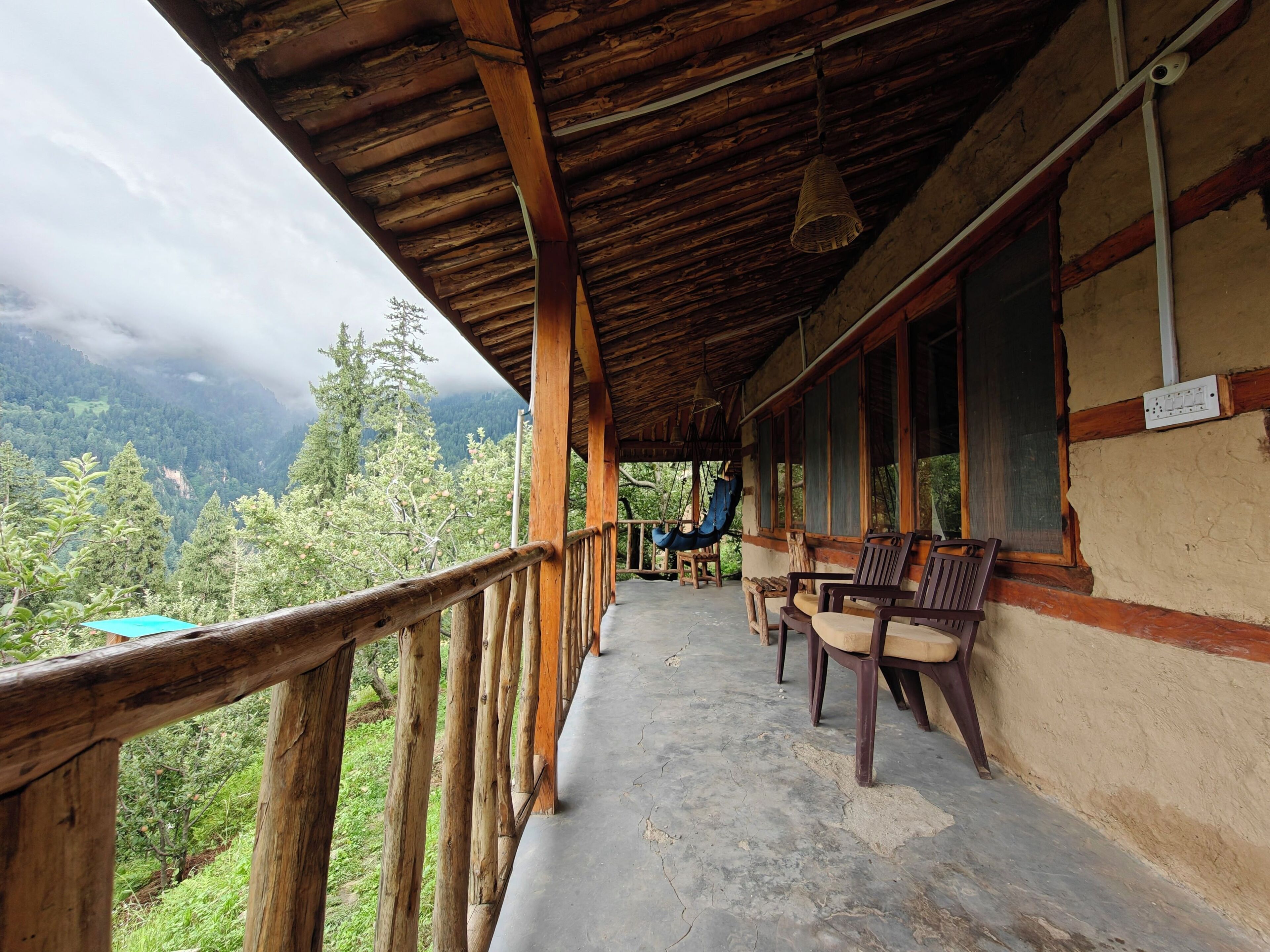 럭셔리 싱글룸, 발코니, 산 전망 | 발코니