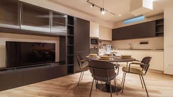 Apartment | Wohnbereich | Flachbildfernseher