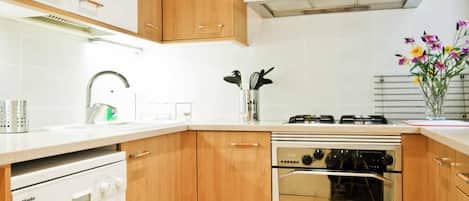 Fridge, microwave, coffee/tea maker