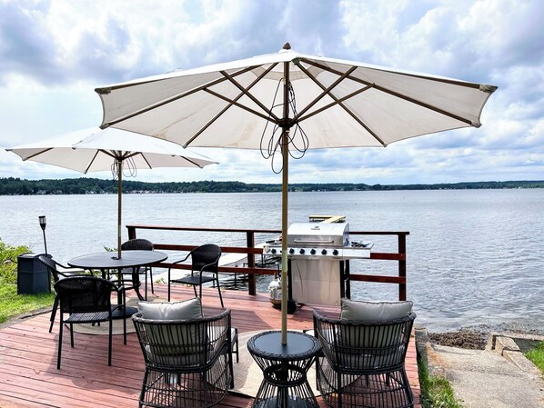 Outdoor dining - Saratoga Lakeside Retreat #1 (Saratoga Springs)