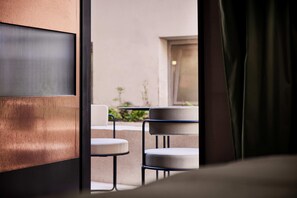 Superior Double Room, Patio, Courtyard View | Courtyard view - Boutique Hotel Badhaus (Bressanone)