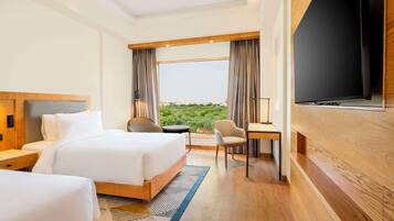 Premium Room (Temple View) | Hypo-allergenic bedding, minibar, in-room safe, laptop workspace