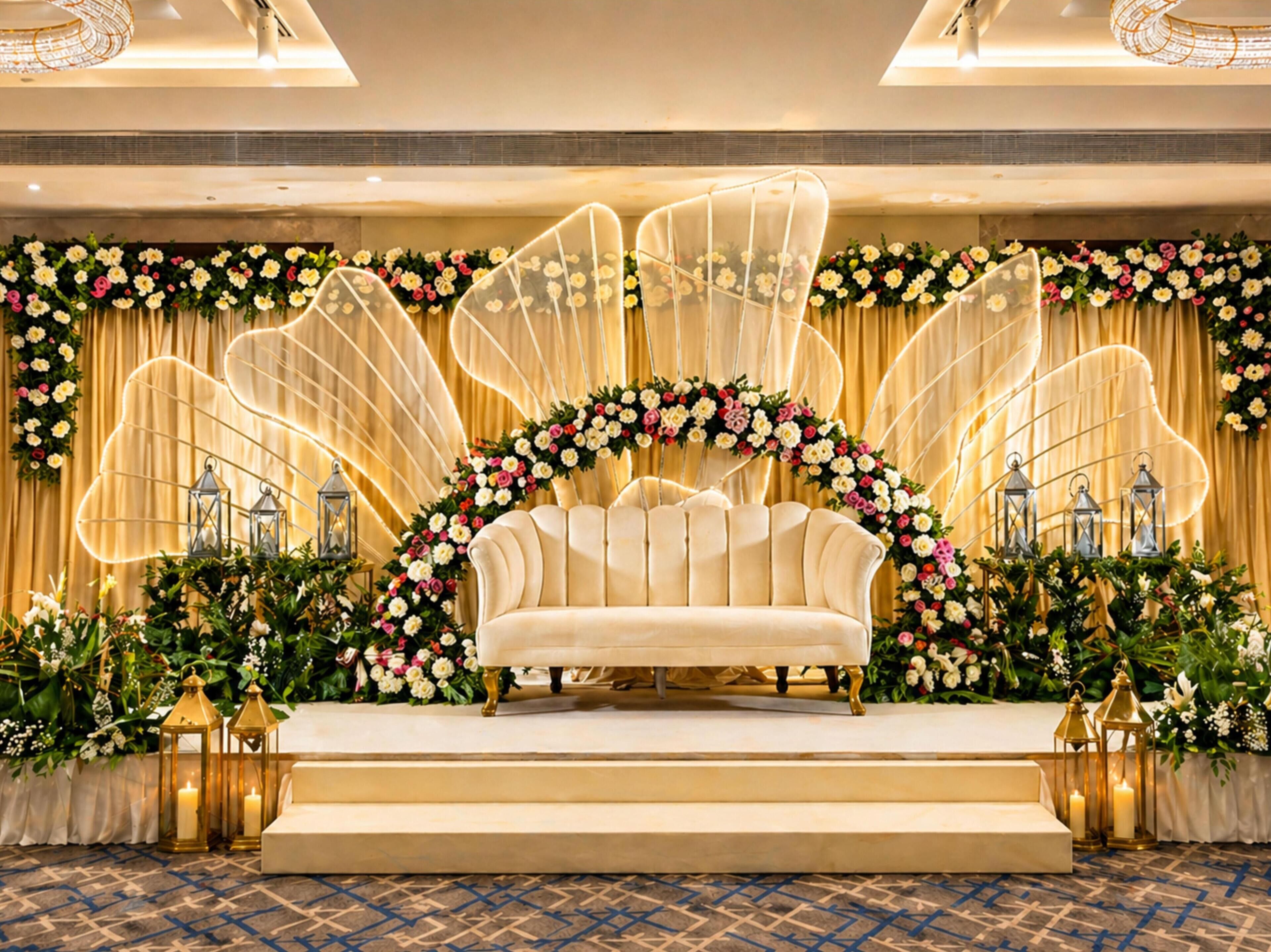 Indoor wedding