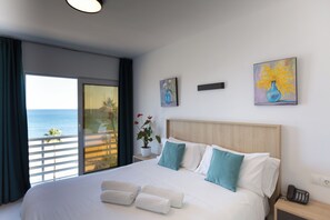 Panoramic Double Room, Sea View | Blackout drapes, soundproofing, iron/ironing board, free WiFi - Hotel Mediterráneo by Croma (Estepona)
