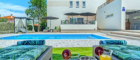 Villa (Five Bedroom Villa with Private Pool) | Outdoor pool | Outdoor pool, pool umbrellas, sun loungers