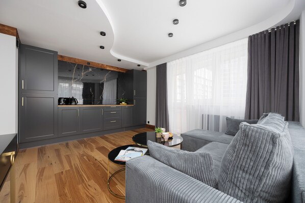 Private kitchen - Warsaw Studio in City Center by Renters (Warsaw)