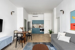 Apartment, 2 Bedrooms, City View | Living area | TV - Mate Levinski - By HOMY (Tel Aviv)