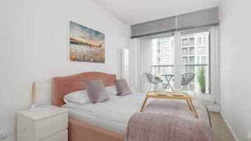 1 bedroom, iron/ironing board, travel crib, WiFi