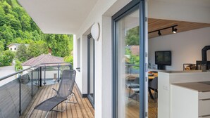 Appartement Deluxe, vue montagne | Terrasse/Patio