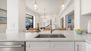 Private kitchen - Yacht Club Sun and Fun Pool Home with Separate Game Room (Cape Coral)