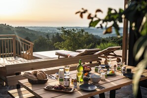 TĂ€gliches nach Wunsch zubereitetes FrĂŒhstĂŒck (26 EUR pro Person)