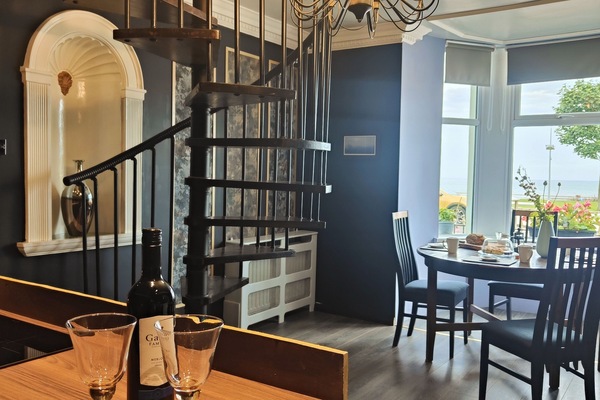 Dining area and kitchen on ground floor