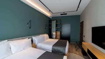In-room safe, desk, laptop workspace, iron/ironing board