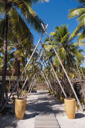 숙박 시설 입구
