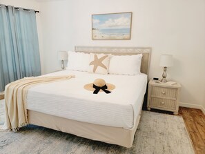 4 bedrooms, desk, iron/ironing board, travel crib - Family-sized beach house with pool; walk to beach and restaurants (St. Augustine)