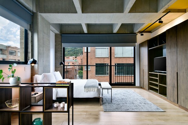 شقة | 1 غرفة نوم وخدمة الإنترنت