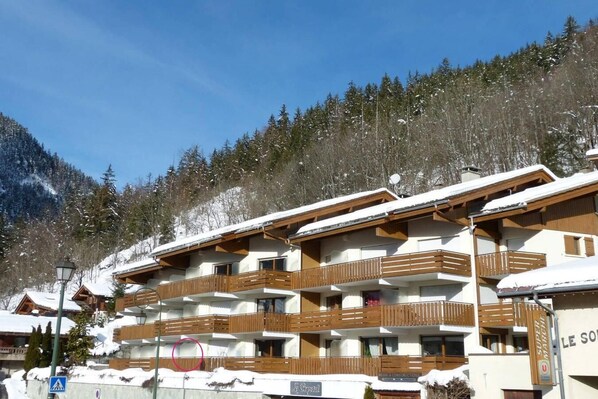 Exterior - 200m from ski slopes, 1st floor, balcony, tv, ski locker, 45m², La Clusaz (La Clusaz)