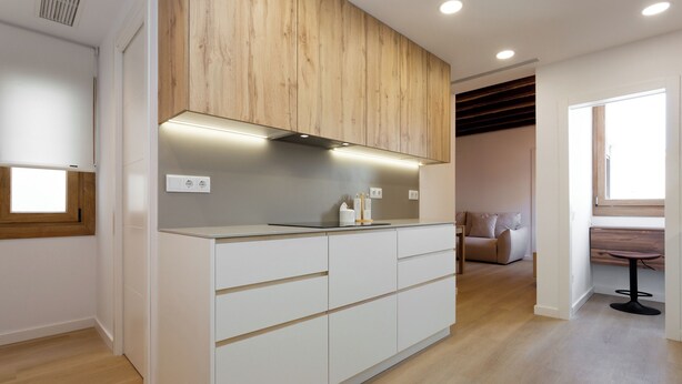 Apartment | Private kitchen - Impeccable 5p Apartment in the Heart of Barcelone (Barcelona)