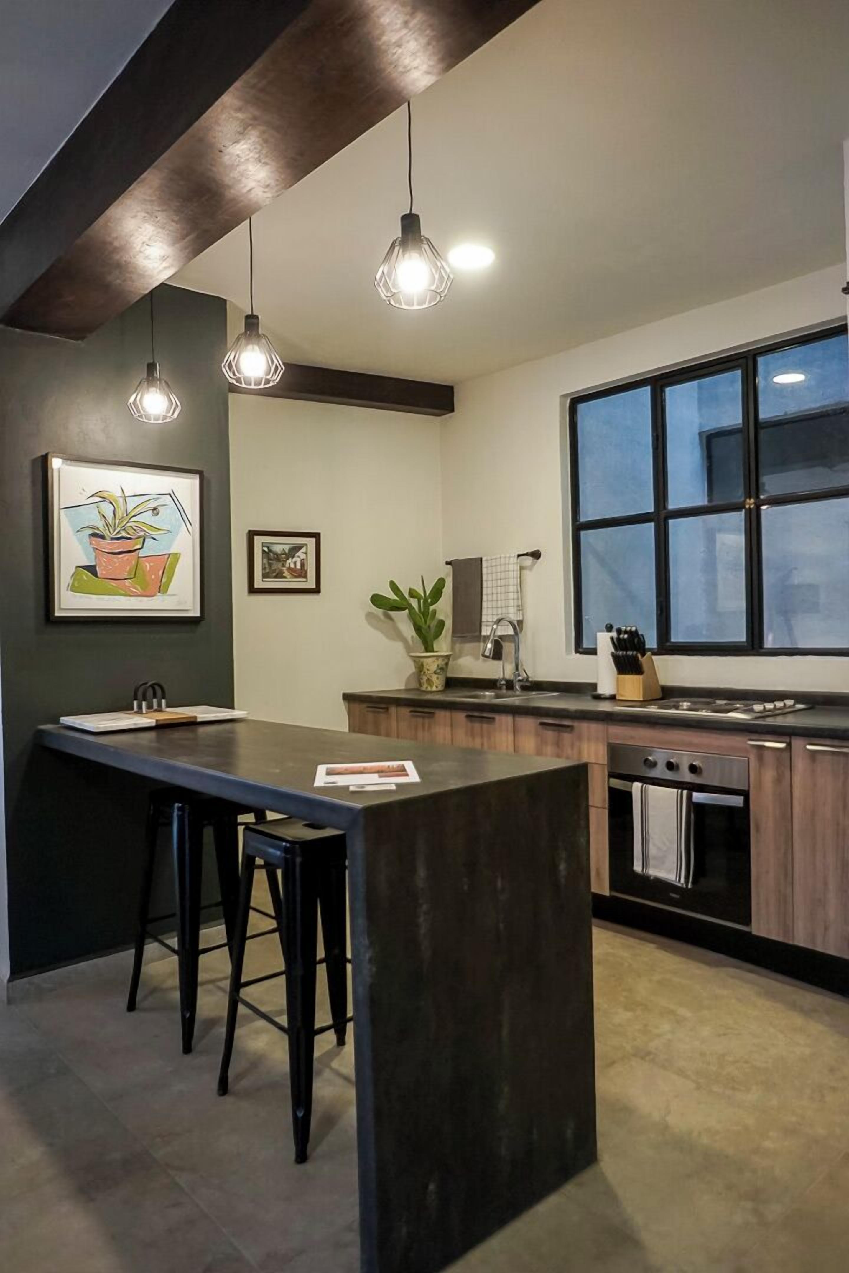 Departamento superior, 2 habitaciones, cocina | Cocina privada